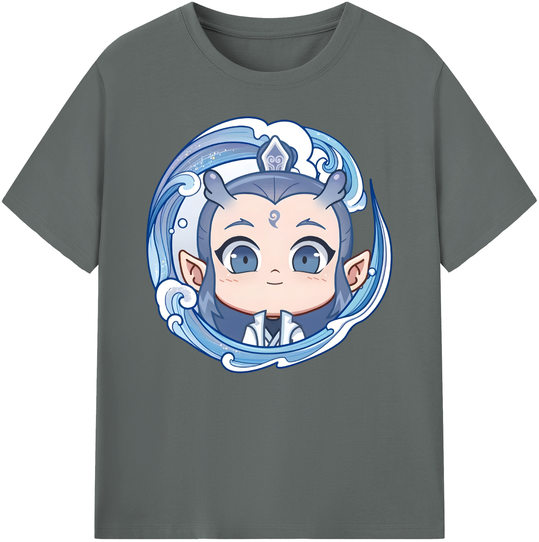 （画像用） Ne Zha 2 ナタ 魔童の大暴れ 綿100％ メンズ半袖Tシャツ｜肌触りやわらか＆通気性